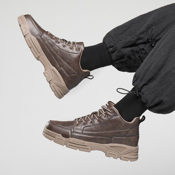 martin boots men's shoes 2021 new autumn winter british style medium thick bottom work clothes versatile sports and leisure trendy, Black
martin boots men's shoes 2021 new autumn winter british style medium thick bottom work clothes versatile sports and leisure trendy, Black