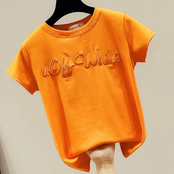 shintimes summer short sleeve t shirt women fashion embroidered letters print t-shirt casual o-neck loose tee shirt femme t200614, White
shintimes summer short sleeve t shirt women fashion embroidered letters print t-shirt casual o-neck loose tee shirt femme t200614, White