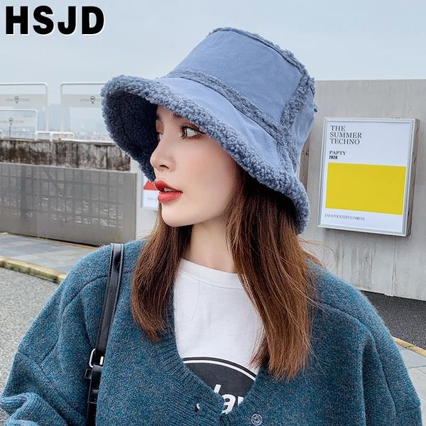 wide brim hats women hat faux cashmere bucket autumn winter fur fisherman's warm cap solid color panama lady caps, Blue;gray
wide brim hats women hat faux cashmere bucket autumn winter fur fisherman's warm cap solid color panama lady caps, Blue;gray