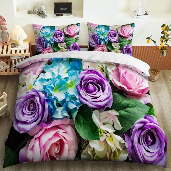 bailipromise 3d colorful flowers duvet cover comforter set bed cover set full size single /twin/queen/king luxury bedding set
bailipromise 3d colorful flowers duvet cover comforter set bed cover set full size single /twin/queen/king luxury bedding set