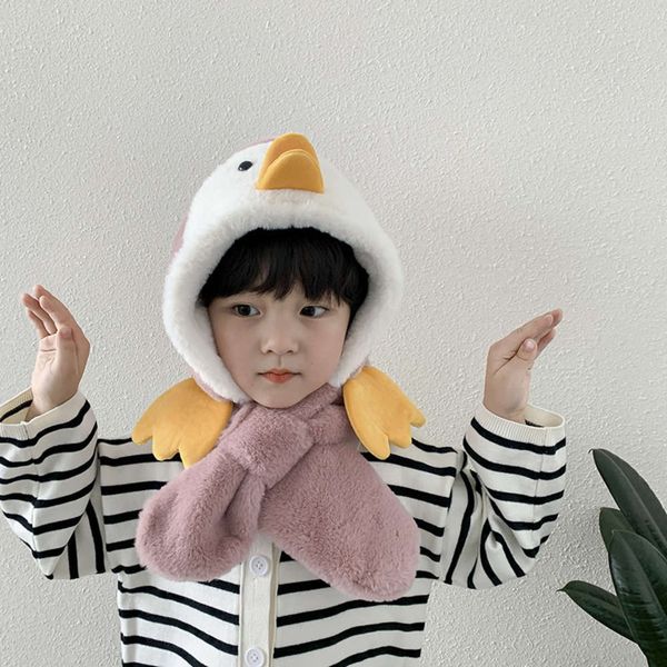 scarf one south warm korea's same children's plush boys' and girls' ear protection cap duck baby winter hat x5qn, Red;brown
scarf one south warm korea's same children's plush boys' and girls' ear protection cap duck baby winter hat x5qn, Red;brown