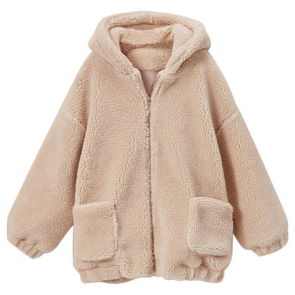 women's fur & faux fleece-cut wool hooded long sleeve pockets reversible plush jacket women winter zipper thick warm trim hood female c, Black
women's fur & faux fleece-cut wool hooded long sleeve pockets reversible plush jacket women winter zipper thick warm trim hood female c, Black