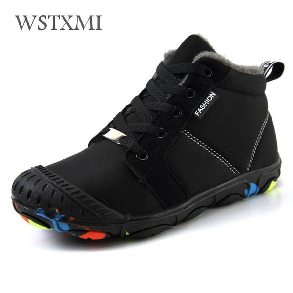 winter kids for boys ankle snow boot girls warm cotton shoes rubber non-slip waterproof cloth plush children martin boots, Black;red
winter kids for boys ankle snow boot girls warm cotton shoes rubber non-slip waterproof cloth plush children martin boots, Black;red