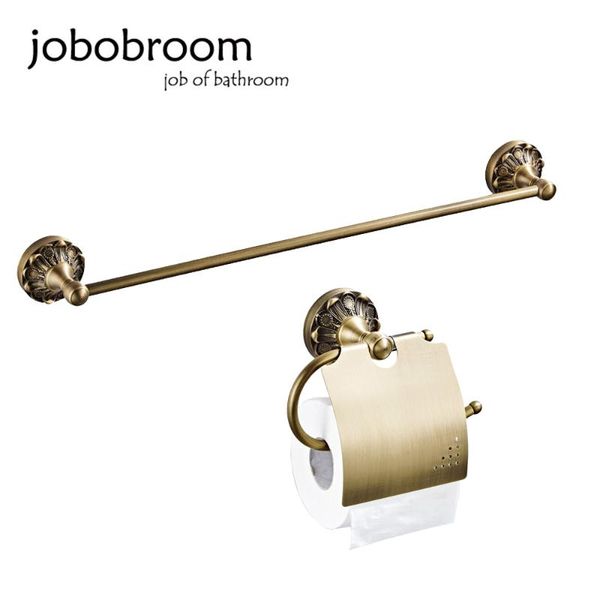 jobobroom bathroom hardware set and old bronze color bathroom accessories 60cm towel bar and paper holder
jobobroom bathroom hardware set and old bronze color bathroom accessories 60cm towel bar and paper holder