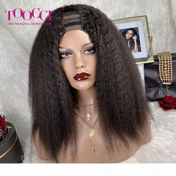 toocci hair u part wig yaki straight human hair wig brazilian glueless kinky straight human wigs for black women, Black;brown
toocci hair u part wig yaki straight human hair wig brazilian glueless kinky straight human wigs for black women, Black;brown