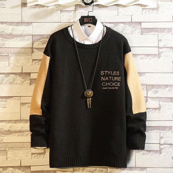 fashion classic o-neck striped sweater men's oversize pull plus size -5xl 2020 long sleeves pullover for autumn spring winter, White;black
fashion classic o-neck striped sweater men's oversize pull plus size -5xl 2020 long sleeves pullover for autumn spring winter, White;black