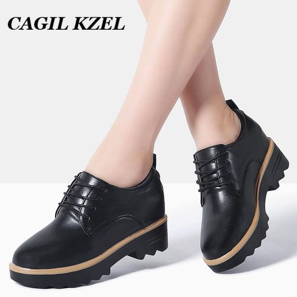 cagilkzel 2020 autumn women platform sneakers shoes platform flats leather shoes ladies lace up woman zapatillas mujer, Black
cagilkzel 2020 autumn women platform sneakers shoes platform flats leather shoes ladies lace up woman zapatillas mujer, Black