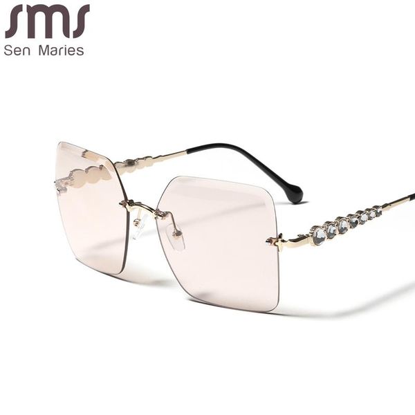 fashion square rimless sunglasses new women small sun glasses shades 2021 metal sunglass uv400 eyewear, White;black
fashion square rimless sunglasses new women small sun glasses shades 2021 metal sunglass uv400 eyewear, White;black