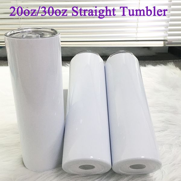 white straight tumbler 20oz 30oz sublimation skinny tumblers diy stainless steel portable travel mug with seal lid
white straight tumbler 20oz 30oz sublimation skinny tumblers diy stainless steel portable travel mug with seal lid
