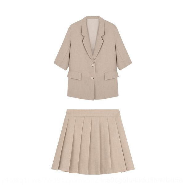 ji4ws summer women's 2020 net red spring set new korean version temperament suit skirt pleated skirt pleated skirts zi yang gas gracefu, Gray
ji4ws summer women's 2020 net red spring set new korean version temperament suit skirt pleated skirt pleated skirts zi yang gas gracefu, Gray