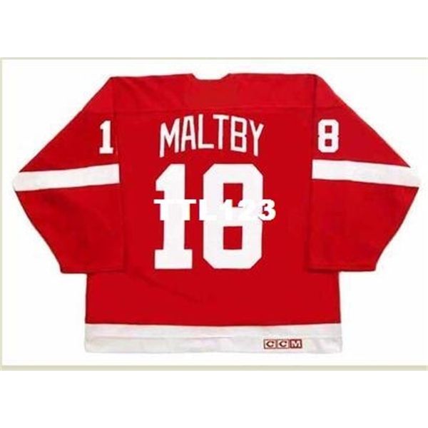 740 #18 kirk maltby detroit red wings 2002 ccm vintage away hockey jersey or custom any name or number retro jersey, Black
740 #18 kirk maltby detroit red wings 2002 ccm vintage away hockey jersey or custom any name or number retro jersey, Black