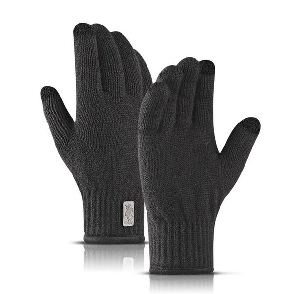 1 pair autumn winter men knitted two-finger touch screen man full finger sport cycling gloves thicken warm mitten guantes, Blue;gray
1 pair autumn winter men knitted two-finger touch screen man full finger sport cycling gloves thicken warm mitten guantes, Blue;gray