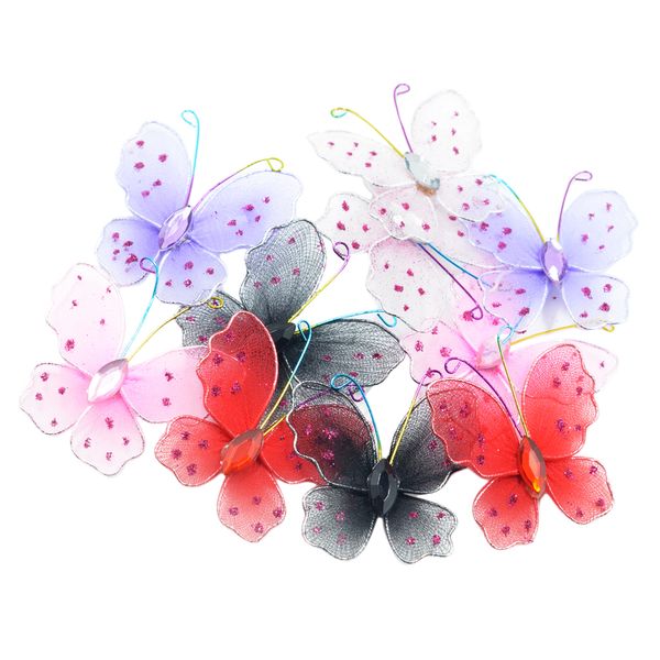 10 pieces colorful wired glitter mesh stocking butterfly rhinestone craft for home wedding party decoration diy scrapbooking card making
10 pieces colorful wired glitter mesh stocking butterfly rhinestone craft for home wedding party decoration diy scrapbooking card making