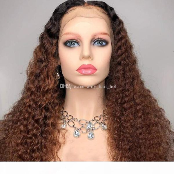 glueless lace front human hair wig ombre t1b 30 kinky curly 150% density curly malaysian virgin hair pre plucked bleached knots, Black;brown
glueless lace front human hair wig ombre t1b 30 kinky curly 150% density curly malaysian virgin hair pre plucked bleached knots, Black;brown