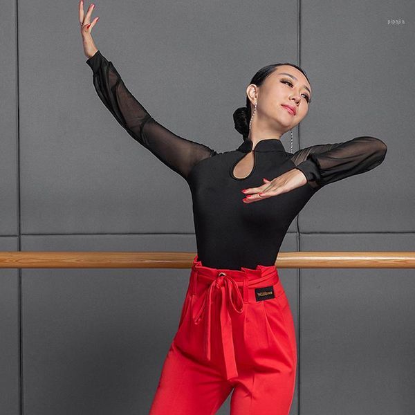 2020 latin dance for women long sleeve shirts ladies ballroom salsa rumba samba practice performance latin dancewear sl39821, Black;red
2020 latin dance for women long sleeve shirts ladies ballroom salsa rumba samba practice performance latin dancewear sl39821, Black;red