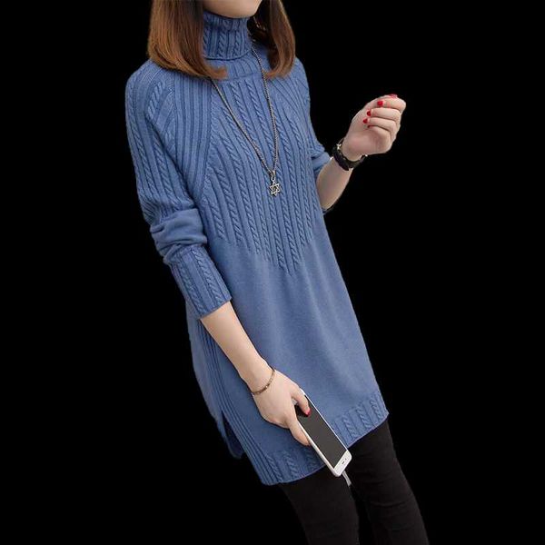 2021 one piece mid-length turtleneck sweater women's autumn and winter new korean loose wild knitted base shirt, White;black
2021 one piece mid-length turtleneck sweater women's autumn and winter new korean loose wild knitted base shirt, White;black