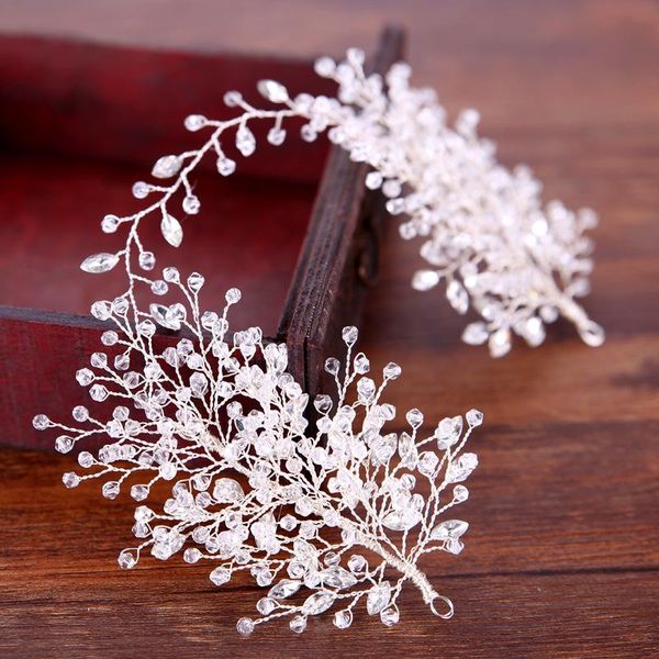 35cm wedding hair vine for bride luxury copper wire headbands for women wedding hair ornaments accessories prom gift, Golden;silver
35cm wedding hair vine for bride luxury copper wire headbands for women wedding hair ornaments accessories prom gift, Golden;silver