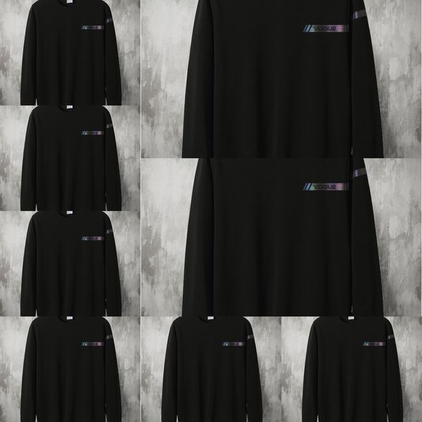 8zj9p spring and youth trend men's size plus fattening long sleeve extra large autumn loose t-shirt sweatersweater sweater elastic neck, Black
8zj9p spring and youth trend men's size plus fattening long sleeve extra large autumn loose t-shirt sweatersweater sweater elastic neck, Black