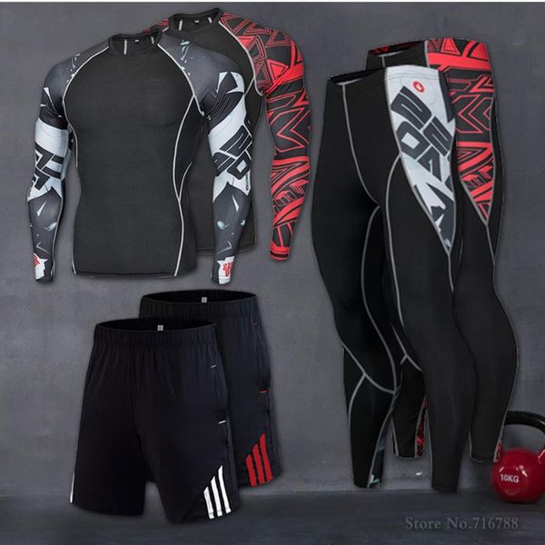 exercise sets men long sleeve t shirt+pants sports training quick dry clothes fitness gym compression suit running two piece set, White;black
exercise sets men long sleeve t shirt+pants sports training quick dry clothes fitness gym compression suit running two piece set, White;black