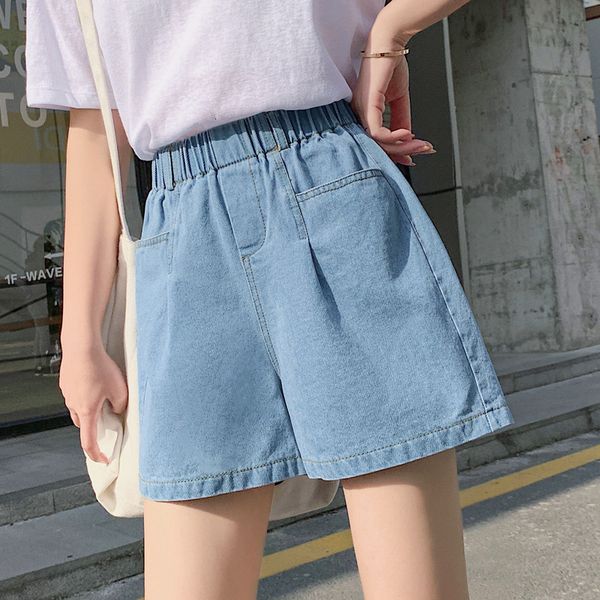 2021 new summer mode denim short in straight fashion women casual elastic pants 2iho, Black;white
2021 new summer mode denim short in straight fashion women casual elastic pants 2iho, Black;white