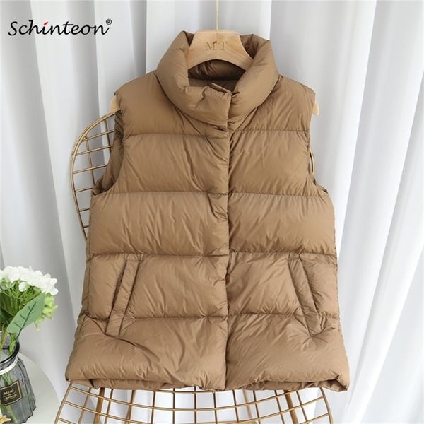 schinteon women ultra light down vest casual slim waistcoat 90% white duck down gilet new arrival 201209, Black
schinteon women ultra light down vest casual slim waistcoat 90% white duck down gilet new arrival 201209, Black
