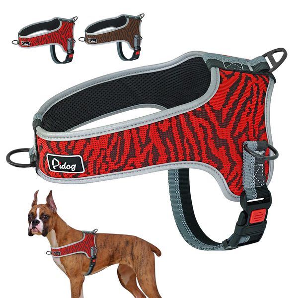 adjustable reflective nylon harness, pet mesh vest, large and medium dog supplies, walking training
adjustable reflective nylon harness, pet mesh vest, large and medium dog supplies, walking training