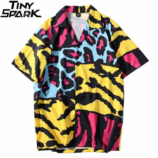 hip hop shirt streetwear men hawaiian animal skin color block beach hiphop shirts summer short sleeve kg-507, White;black
hip hop shirt streetwear men hawaiian animal skin color block beach hiphop shirts summer short sleeve kg-507, White;black
