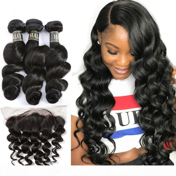 brazilian loose wave m remy lace frontal closure 13x4 part pre preplucked with 3 bundles 100% human virgin hair, Black;brown
brazilian loose wave m remy lace frontal closure 13x4 part pre preplucked with 3 bundles 100% human virgin hair, Black;brown
