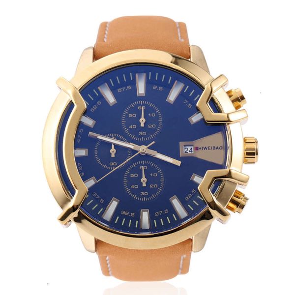 leisure domineering big dial watch outdoor men's watch trend khaki belt military watchjgz2, Slivery;brown
leisure domineering big dial watch outdoor men's watch trend khaki belt military watchjgz2, Slivery;brown