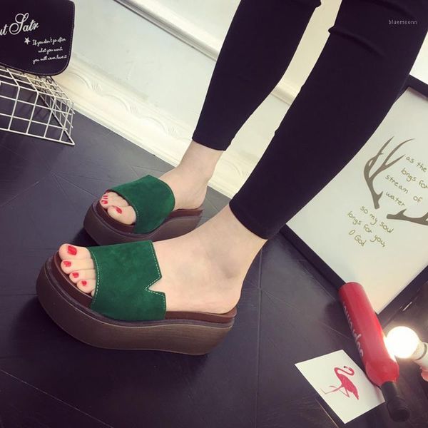platform shoes summer women slippers wedges flock brief slides casual non-slip comfortable flipflops femme shallow zapatos mujer1, Black
platform shoes summer women slippers wedges flock brief slides casual non-slip comfortable flipflops femme shallow zapatos mujer1, Black