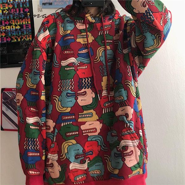 harajuku women hoodies pullovers oversized print sweatshirt korean style hood hooded women's loose coat streetwear clothes, Black
harajuku women hoodies pullovers oversized print sweatshirt korean style hood hooded women's loose coat streetwear clothes, Black