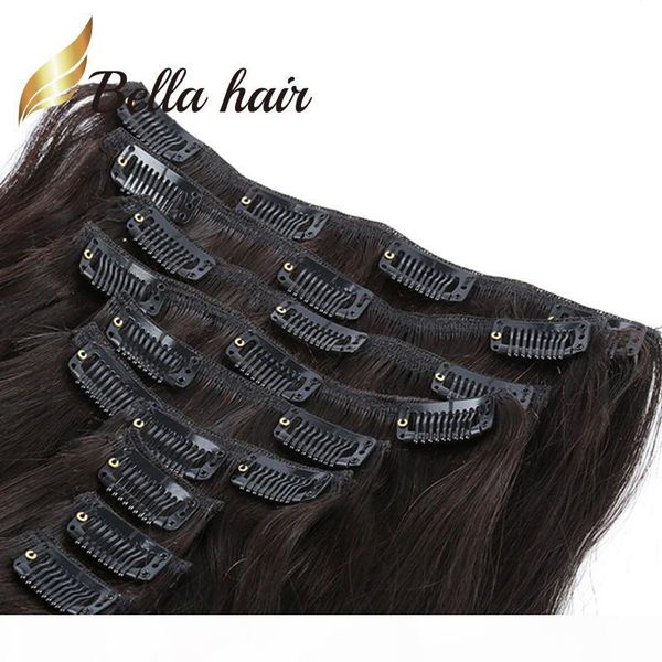 bella hair clip in hair extensions 100% human hair weaves weft natural black color straight 12-30inches 160g set ing, Black;brown
bella hair clip in hair extensions 100% human hair weaves weft natural black color straight 12-30inches 160g set ing, Black;brown