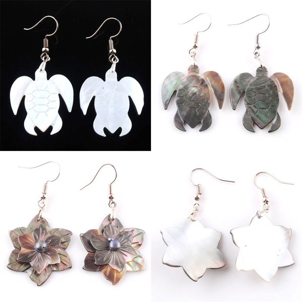 wojiaer animal turtle dangle hook earrings paua abalone shell bead pendant seashell earring women hanging jewelry br327, Silver
wojiaer animal turtle dangle hook earrings paua abalone shell bead pendant seashell earring women hanging jewelry br327, Silver