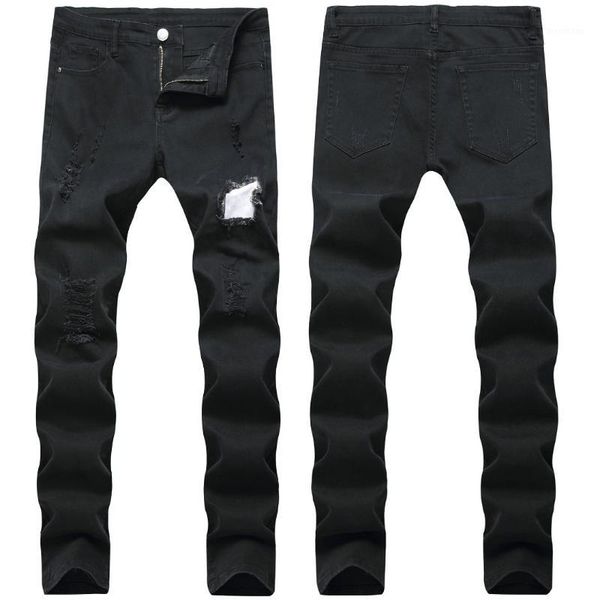 new fashion streetwear mens elastic jeans destroyed ripped design black denim pants men long skinny jeans white patchwork1, Blue
new fashion streetwear mens elastic jeans destroyed ripped design black denim pants men long skinny jeans white patchwork1, Blue