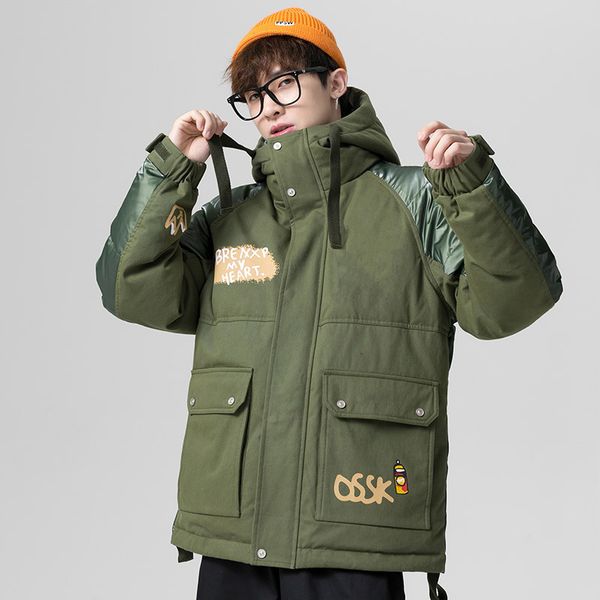 winter men's cargo puffer jackets loose hooded 90% white duck down coats male thick overcoats hip hop streetwear jk-958, Black
winter men's cargo puffer jackets loose hooded 90% white duck down coats male thick overcoats hip hop streetwear jk-958, Black