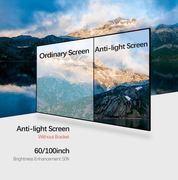projection screens tora dola anti-light screen 16:9 reflective fabric 60/100/120 inch for led , scattered projector full hd
projection screens tora dola anti-light screen 16:9 reflective fabric 60/100/120 inch for led , scattered projector full hd