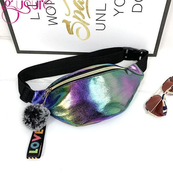 gusure chic street waist women bag fashion shiny laser women chest pack girls mini purse small bags with fur ball t200824
gusure chic street waist women bag fashion shiny laser women chest pack girls mini purse small bags with fur ball t200824