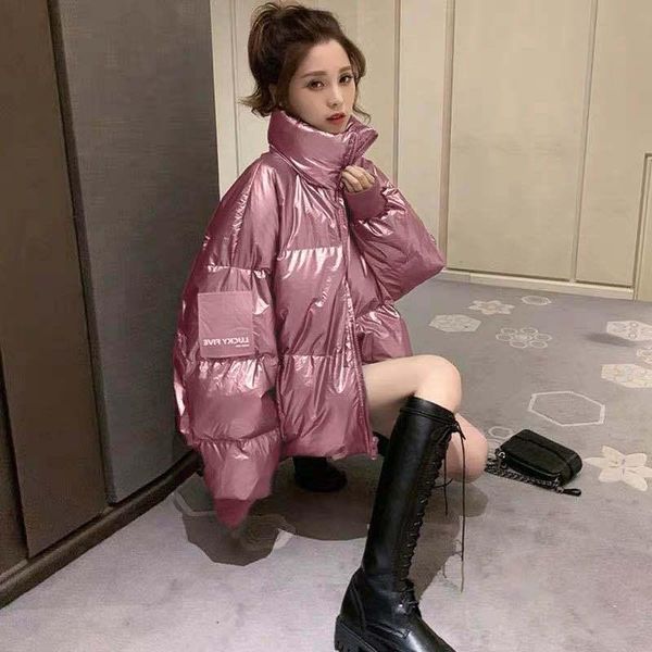 women's down & parkas seven colors loose leisure bright face short coat women winter foreign cotton padded jacket fashion thick, Black
women's down & parkas seven colors loose leisure bright face short coat women winter foreign cotton padded jacket fashion thick, Black