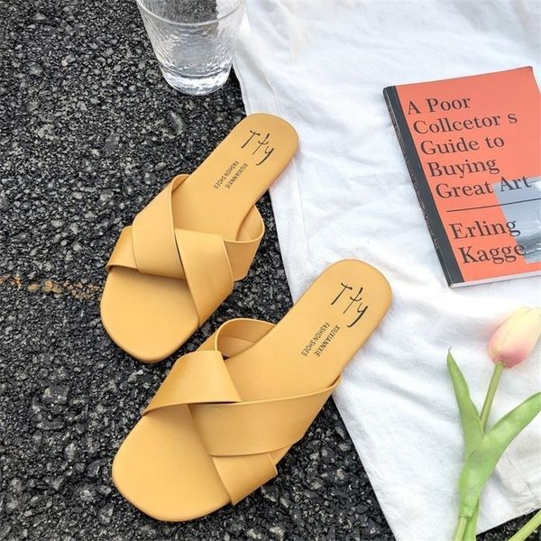 women slipper round toe green yellow colors summer beach slides flip flops outdoor casual sewing shoes woman solid slides y200624, Black
women slipper round toe green yellow colors summer beach slides flip flops outdoor casual sewing shoes woman solid slides y200624, Black