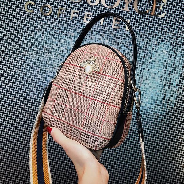etaill small handle round bags women messenger bags wool pu leather wide strap handbags canvas plaid ladies shoulder
etaill small handle round bags women messenger bags wool pu leather wide strap handbags canvas plaid ladies shoulder