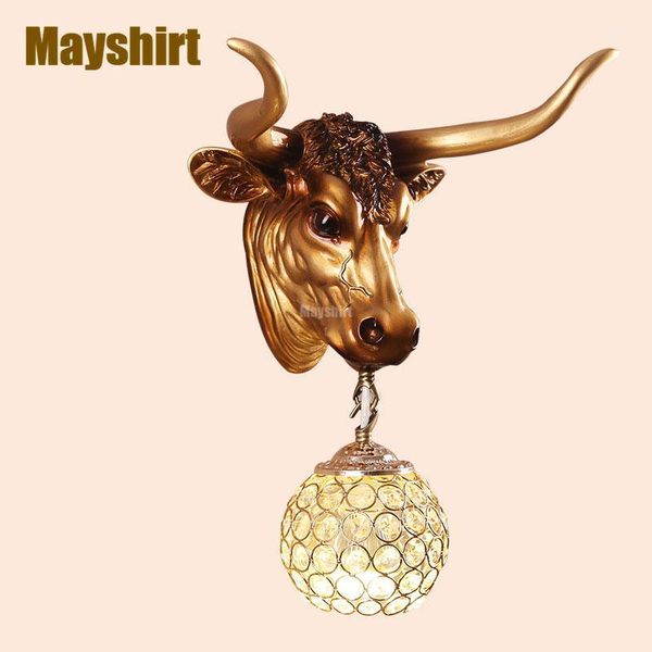 european bull head resin wall light home deco living room bedroom wall lamp art deco dining room bar sconce light fixture1
european bull head resin wall light home deco living room bedroom wall lamp art deco dining room bar sconce light fixture1