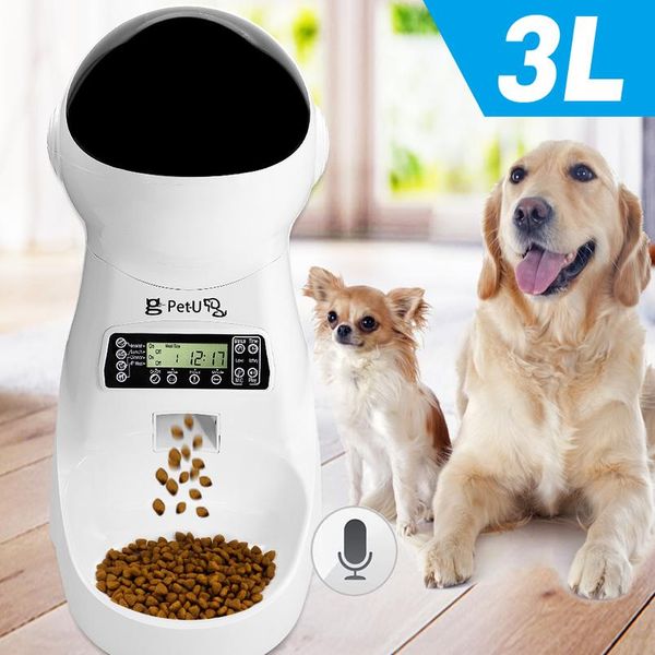 3l matic dog cat feeder pet food dispenser with voice record pet dog cat drinking feeding bowl lcd screen dry fo wmtieq
3l matic dog cat feeder pet food dispenser with voice record pet dog cat drinking feeding bowl lcd screen dry fo wmtieq