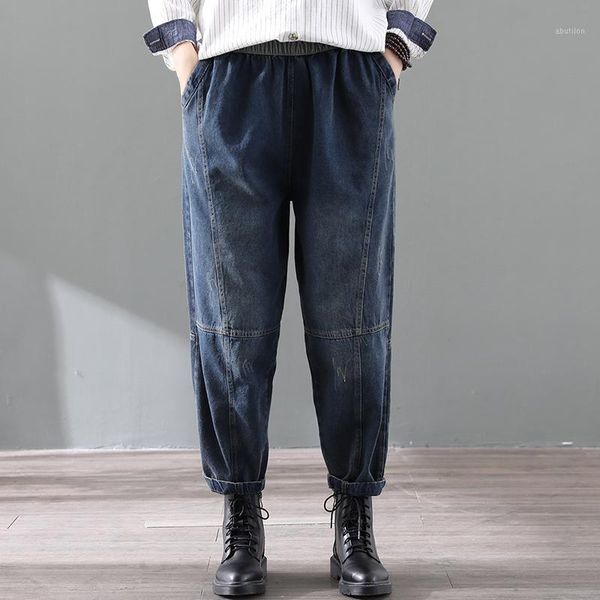 women's jeans women pants denim fashion casual 2021 big size spring autumn vintage straight harem pockets loose jeans1, Blue
women's jeans women pants denim fashion casual 2021 big size spring autumn vintage straight harem pockets loose jeans1, Blue