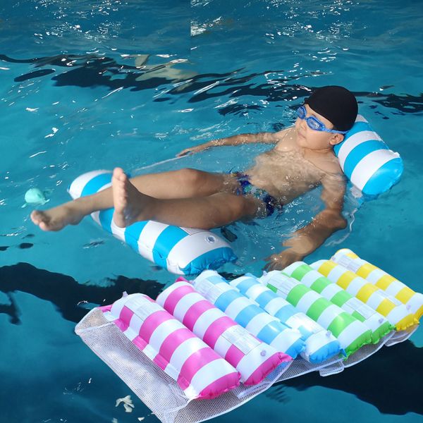 foldable inflatable floating summer water hammock swimming pool beach lounger inflatable mat toys floating sleeping cushion
foldable inflatable floating summer water hammock swimming pool beach lounger inflatable mat toys floating sleeping cushion