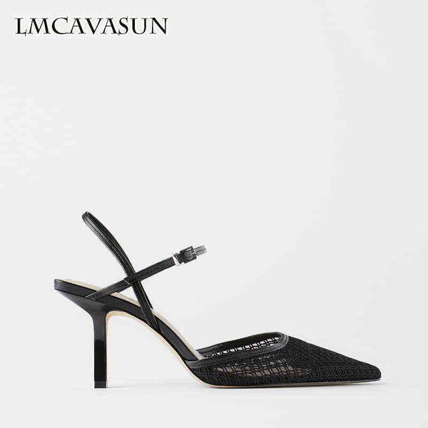 sandals lmcavasun new mesh women dress shoes high heel buckle slingbacks sandals 220121, Black
sandals lmcavasun new mesh women dress shoes high heel buckle slingbacks sandals 220121, Black