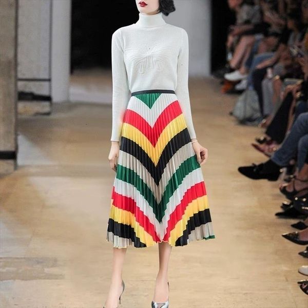 весна 2020 новый приход color matching полосатый плиссированные юбки high street style mid теленок empire soft женская мода юбки, Black
весна 2020 новый приход color matching полосатый плиссированные юбки high street style mid теленок empire soft женская мода юбки, Black