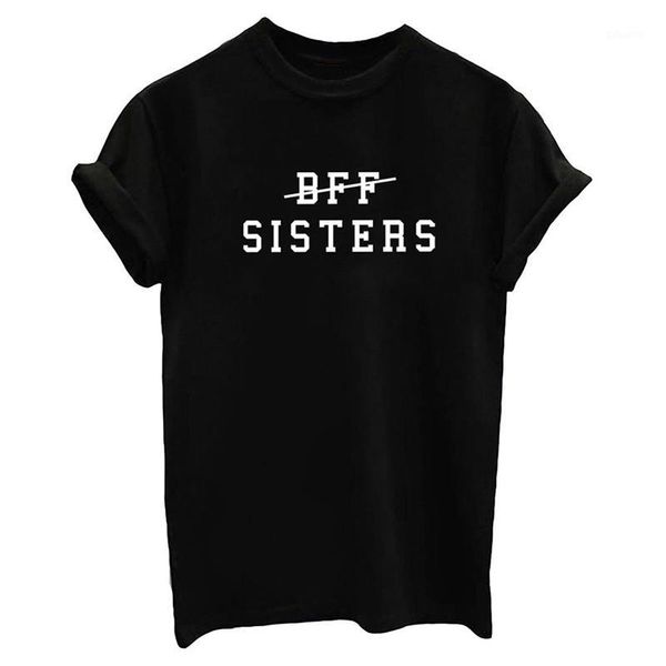 summer women t shirt new fashion bff sisters letters printing casual tee solid color black white female girtls1
summer women t shirt new fashion bff sisters letters printing casual tee solid color black white female girtls1