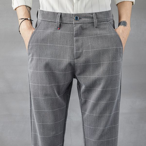 casual men's 2021 new spring fashion business elastic slim pants korean style, Black
casual men's 2021 new spring fashion business elastic slim pants korean style, Black