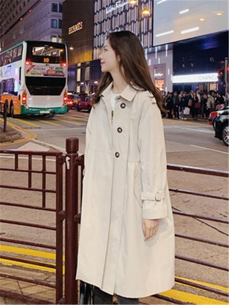 women autumn trench new fashion designer long single breasted british coat thin both side wear outerwear t5621, Tan;black
women autumn trench new fashion designer long single breasted british coat thin both side wear outerwear t5621, Tan;black