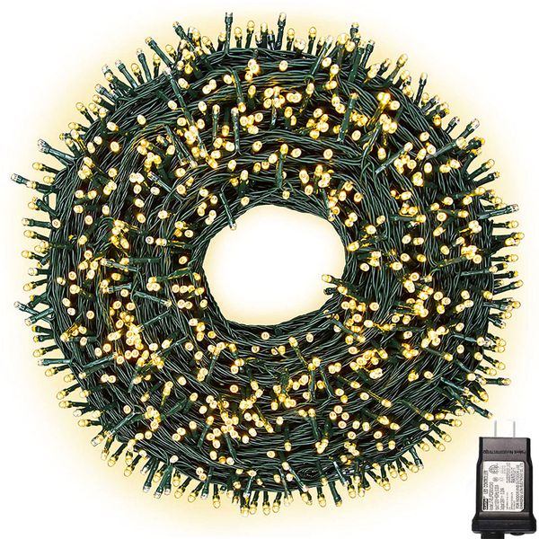 cool white christmas string lights, 24v waterproof 1000led 328ft ul certified 8 modes, outdoor indoor starry fairy lights for christmas tree
cool white christmas string lights, 24v waterproof 1000led 328ft ul certified 8 modes, outdoor indoor starry fairy lights for christmas tree